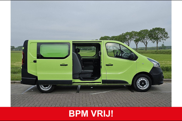 Renault Trafic 1.6 dCi T29 L2H1 DC Airco 120Pk Euro6 Navi Oh-Historie 1e Eigenaar!