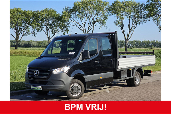 Mercedes-Benz Sprinter 516 2.2 CDI L3 DC EURO VI-D Open-Laadbak Airco Dubbellucht 3.5T-Trekhaak Euro6 163Pk B-Rijbewijs!