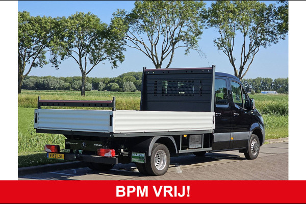 Mercedes-Benz Sprinter 516 2.2 CDI L3 DC EURO VI-D Open-Laadbak Airco Dubbellucht 3.5T-Trekhaak Euro6 163Pk B-Rijbewijs!