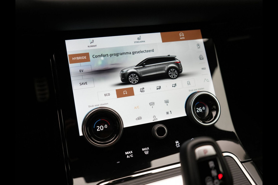 Land Rover Range Rover Evoque P300e AWD R-Dynamic SE Plug In Hybrid Dealer O.H. PHEV | Lederen Sportstoelen Memory | Adaptive Cruise | Navigatie | L.M. 20" | Camera | DAB | Virtual | Stoel & Stuurverwarming |