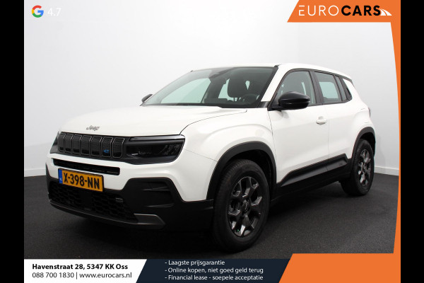 Jeep Avenger Longitude 54 kWh Navigatie Apple Carplay/ Android Auto Parkeersensor achter Cruise Control Stoelverwarming Full LED Virtual Cockpit Climate Control
