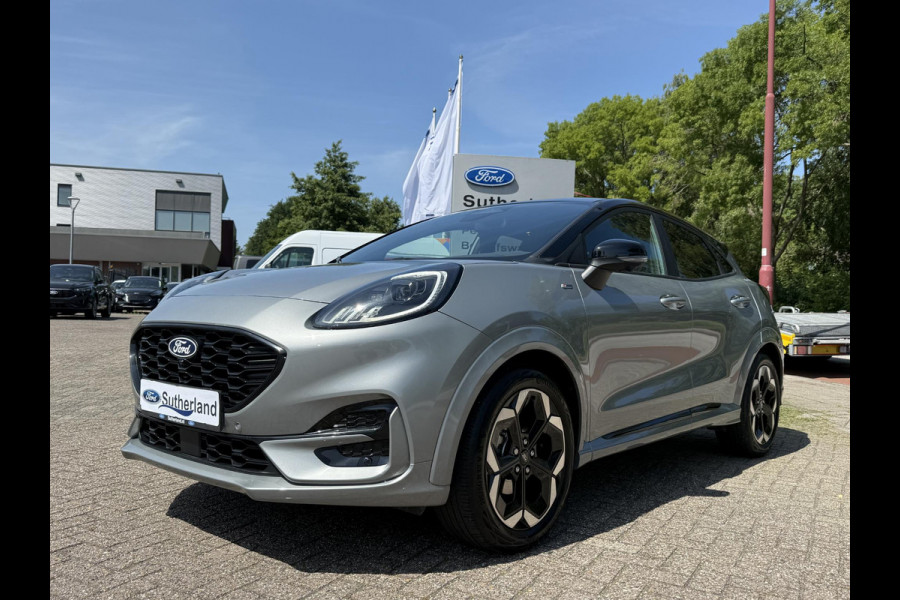 Ford Puma 1.0 EcoBoost Hybrid ST-Line X 125pk | Afneembare trekhaak |  Adaptive cruise control | 360graden camera | Winter Pack  | Dodehoekdetectie | Half Leder | Bang&Olufsen audio