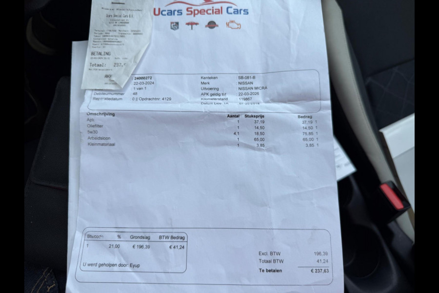 Nissan Micra 0.9 IG-T N-Connecta 90pk NAP, Navi, Camera, USB