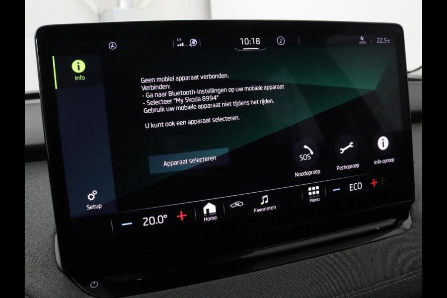 Škoda ENYAQ iV 60 | Trekhaak | Camera | Sfeerverlichting | Carplay | Full LED | Navigatie | Cruise control | Bluetooth | Parkeerhulp | DAB