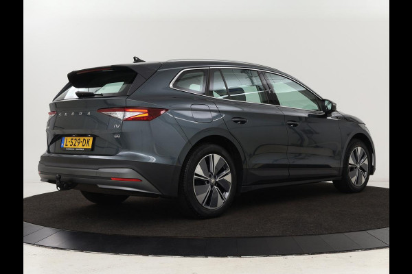Škoda ENYAQ iV 60 | Trekhaak | Camera | Sfeerverlichting | Carplay | Full LED | Navigatie | Cruise control | Bluetooth | Parkeerhulp | DAB