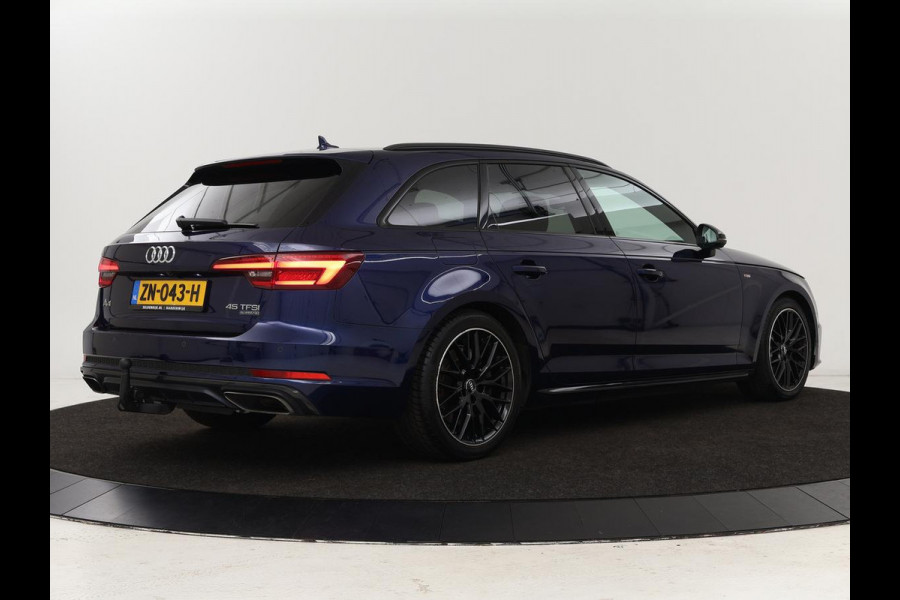 Audi A4 45 TFSI quattro Sport S line Black Edition | Leder | Trekhaak | 360 camera | Virtual Cockpit | Matrix LED | Navigatie | Sportstoelen | Park Assist | Climate control