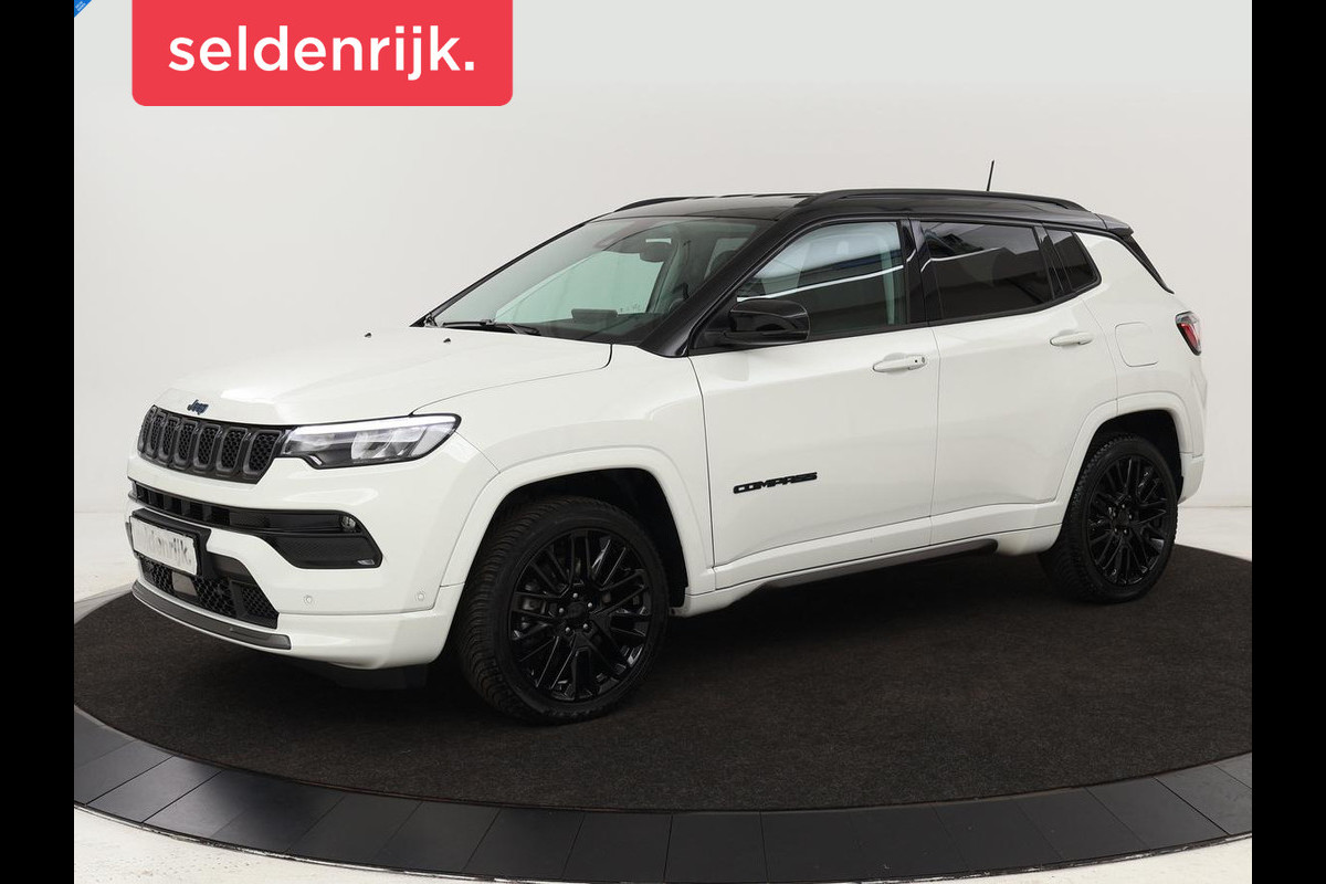 Jeep Compass 4xe 240 Plug-in Hybride Electric S | Leder | Stoel & stuurverwarming | Camera | Adaptive cruise | Carplay | Navigatie Jeep Compass 4xe 240 Plug-in Hybride Electric S | Leder | Stoel & stuurverwarming | Camera | Adaptive cruise | Carplay | Navigatie