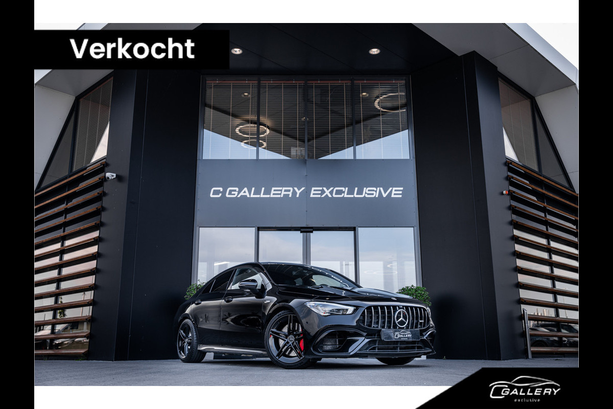 Mercedes-Benz CLA-Klasse AMG CLA45 S 4MATIC+ Performance - Panorama | Burmester | ACC | Stoelverwarming Mercedes-Benz CLA-Klasse AMG CLA45 S 4MATIC+ Performance - Panorama | Burmester | ACC | Stoelverwarming