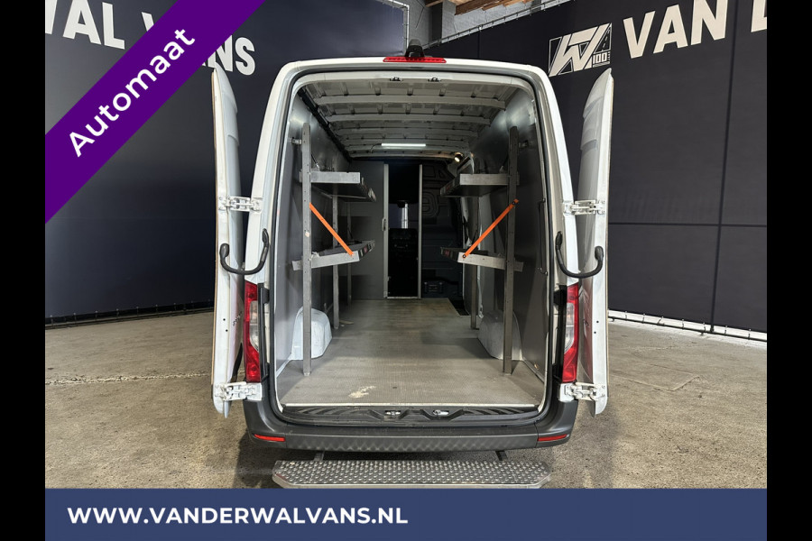 Mercedes-Benz Sprinter Automaat L3H2 *Post NL inrichting* Euro6 Airco | Camera | Apple Carplay | Android Auto Cruisecontrol, sidebars, 270 graden achterdeuren, schappen, doorloopdeur