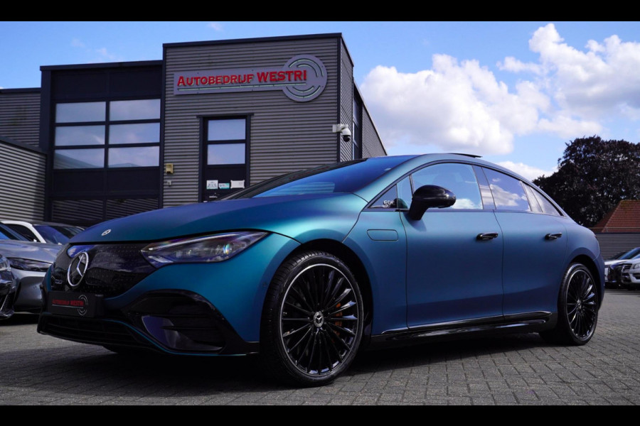 Mercedes-Benz EQE 300 AMG 89 kWh | Panorama | Burmester | Stoelkoeling | Head up | Disctronic | Memory stoelen | Stoelventilatie