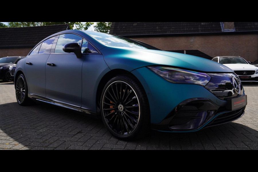 Mercedes-Benz EQE 300 AMG 89 kWh | Panorama | Burmester | Stoelkoeling | Head up | Disctronic | Memory stoelen | Stoelventilatie