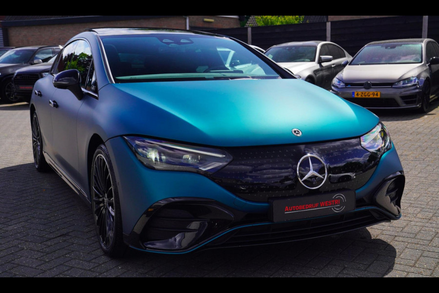 Mercedes-Benz EQE 300 AMG 89 kWh | Panorama | Burmester | Stoelkoeling | Head up | Disctronic | Memory stoelen | Stoelventilatie