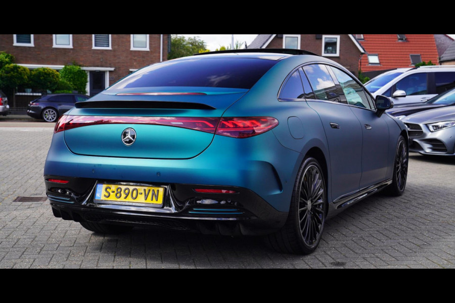 Mercedes-Benz EQE 300 AMG 89 kWh | Panorama | Burmester | Stoelkoeling | Head up | Disctronic | Memory stoelen | Stoelventilatie