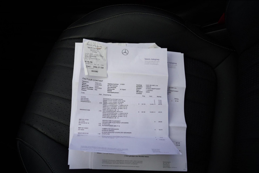 Mercedes-Benz EQE 300 AMG 89 kWh | Panorama | Burmester | Stoelkoeling | Head up | Disctronic | Memory stoelen | Stoelventilatie