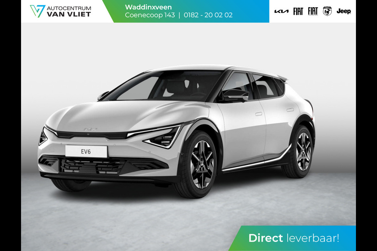 Kia Ev6 Light Edition 63 kWh l Direct leverbaar l Wolf Grey l 428 km Actieradius Kia Ev6 Light Edition 63 kWh l Direct leverbaar l Wolf Grey l 428 km Actieradius