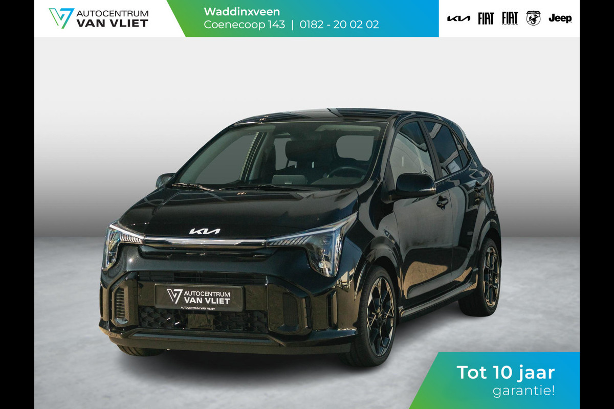 Kia Picanto 1.0 DPI GT-Line | Direct beschikbaar l | MY25 | Stoel&Stuur Verwarming | Schuif/kanteldak | Clima | Cruise | Apple Carplay Kia Picanto 1.0 DPI GT-Line | Direct beschikbaar l | MY25 | Stoel&Stuur Verwarming | Schuif/kanteldak | Clima | Cruise | Apple Carplay