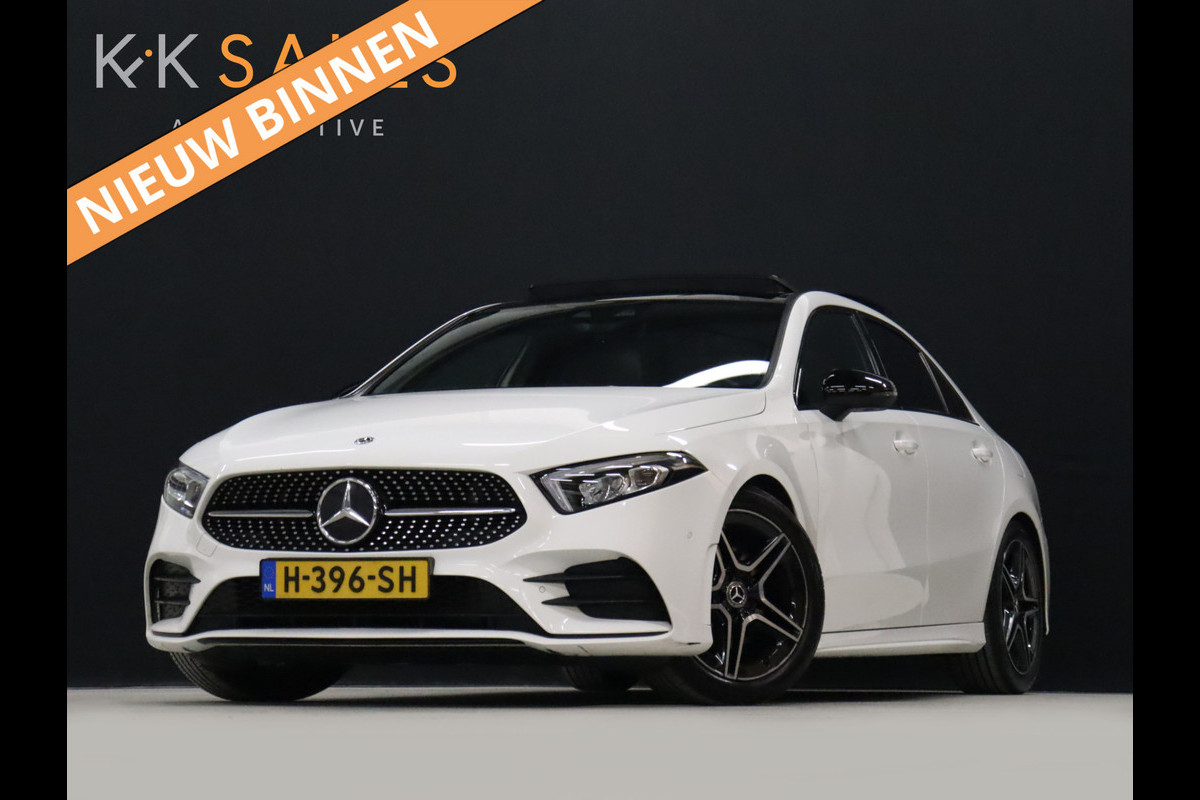 Mercedes-Benz A-Klasse 180 AMG Sport [SCHUIFKANTELDAK, APPLE CARPLAY, ANDROID, HALF LEDER, CAMERA, STOELVERWARMING, PDC V+A, CRUISE, NIEUWSTAAT]