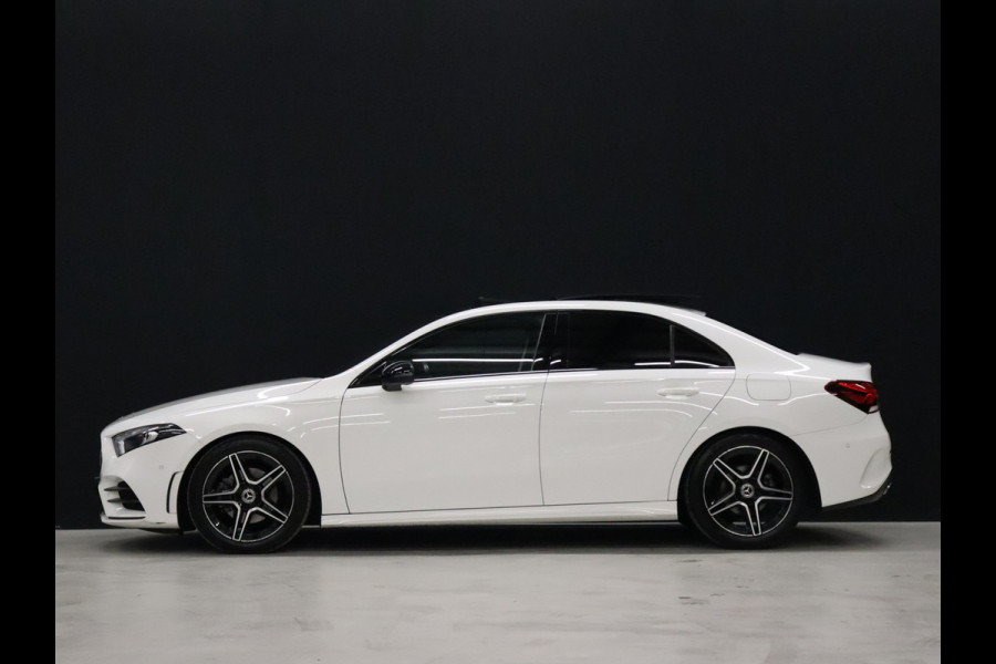 Mercedes-Benz A-Klasse 180 AMG Sport [SCHUIFKANTELDAK, APPLE CARPLAY, ANDROID, HALF LEDER, CAMERA, STOELVERWARMING, PDC V+A, CRUISE, NIEUWSTAAT]