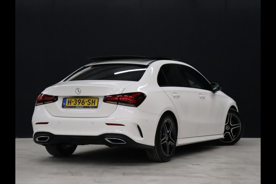 Mercedes-Benz A-Klasse 180 AMG Sport [SCHUIFKANTELDAK, APPLE CARPLAY, ANDROID, HALF LEDER, CAMERA, STOELVERWARMING, PDC V+A, CRUISE, NIEUWSTAAT]