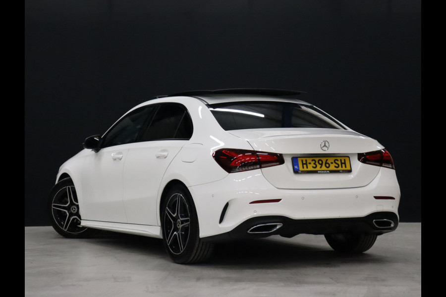 Mercedes-Benz A-Klasse 180 AMG Sport [SCHUIFKANTELDAK, APPLE CARPLAY, ANDROID, HALF LEDER, CAMERA, STOELVERWARMING, PDC V+A, CRUISE, NIEUWSTAAT]