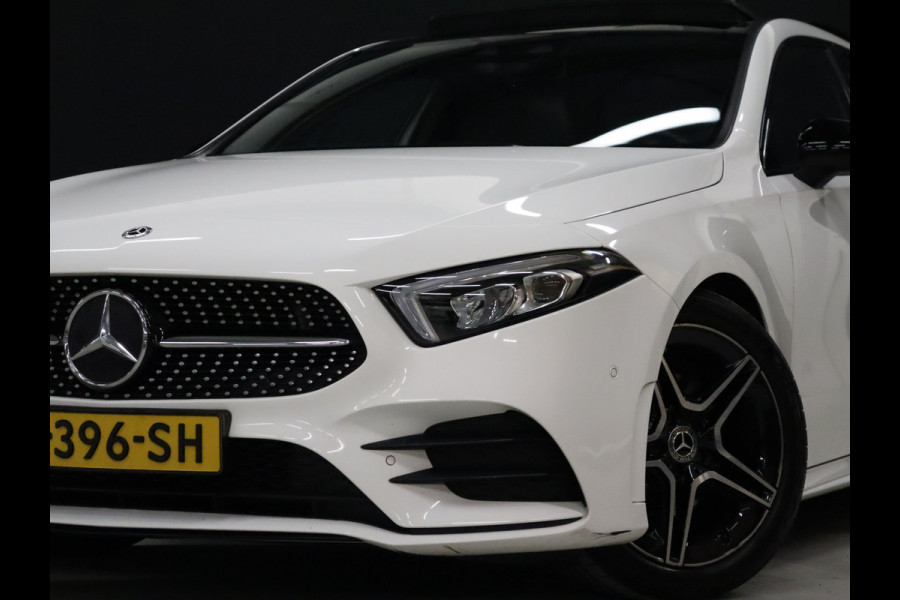Mercedes-Benz A-Klasse 180 AMG Sport [SCHUIFKANTELDAK, APPLE CARPLAY, ANDROID, HALF LEDER, CAMERA, STOELVERWARMING, PDC V+A, CRUISE, NIEUWSTAAT]