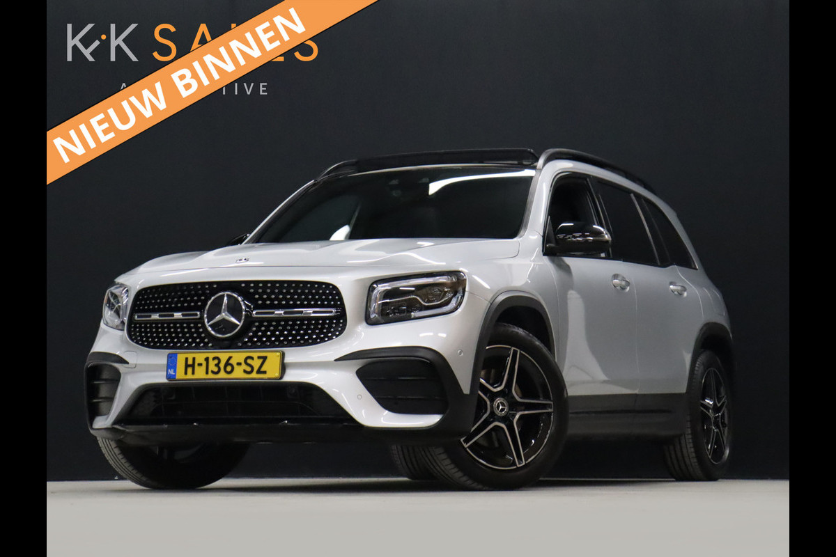 Mercedes-Benz Glb 200 AMG Sport [SCHUIFKANTELDAK, BURMESTER SOUND, APPLE CARPLAY, ANDROID, MEMORY SEATS, HALF LEDER, CAMERA, STOELVERWARMING, PDC V+A, CRUISE, NIEUWSTAAT]