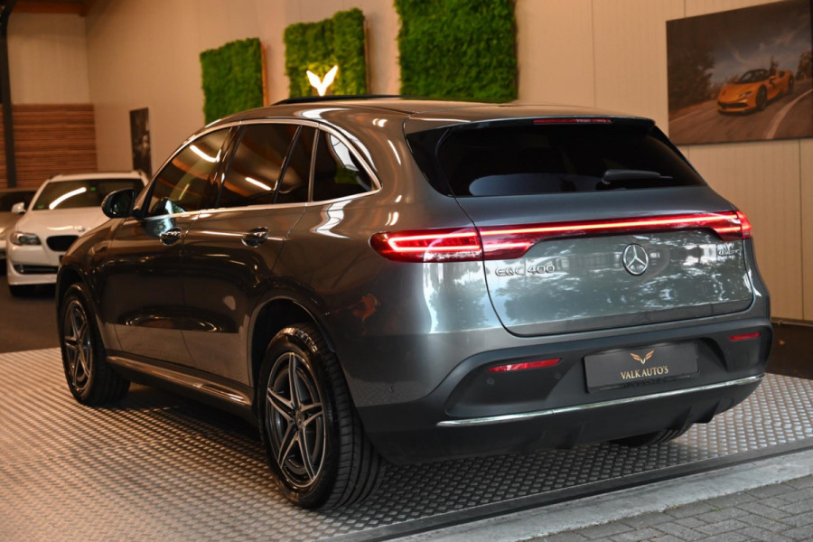 Mercedes-Benz EQC 400 4MATIC Premium Plus 80 kWh AMG - Memory - Distronic - Schuifdak - Keyless Entry - HUD - Ambiance Verlichting
