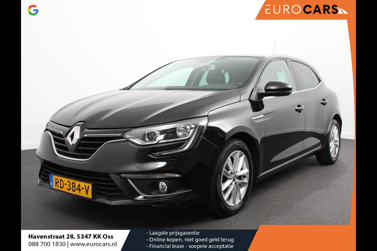 Renault Mégane 1.2 TCe Limited Climate control Cruise control parkeersensor achter Trekhaak Navigatie Lichtmetalen velgen Renault Mégane 1.2 TCe Limited Climate control Cruise control parkeersensor achter Trekhaak Navigatie Lichtmetalen velgen