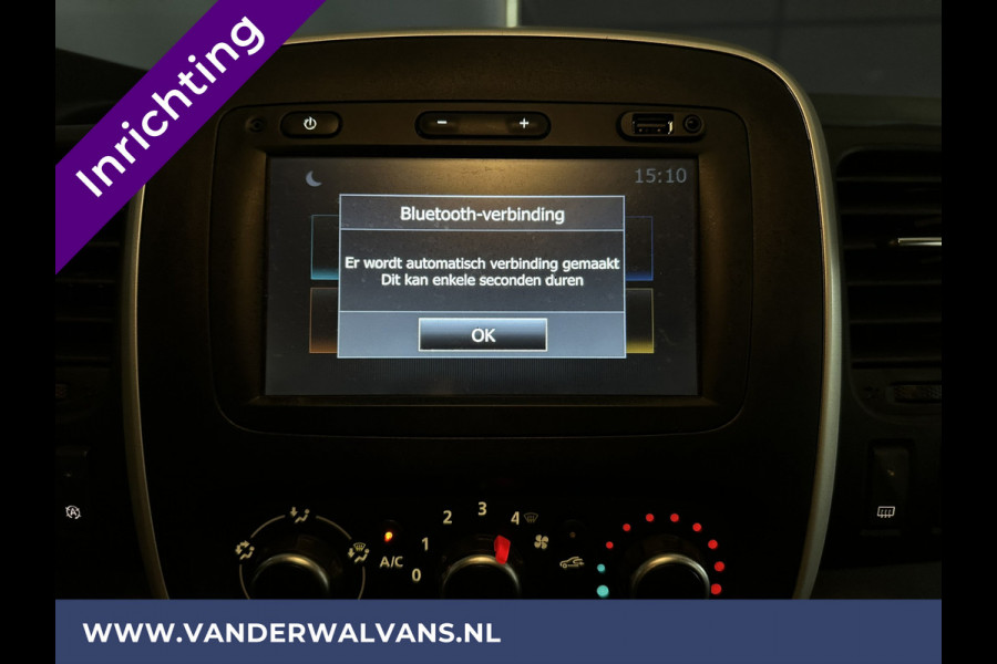 Renault Trafic 1.6 dCi L1H1 inrichting Euro6 Airco | Imperiaal | Trekhaak | Navigatie | Cruisecontrol | LED | Parkeersensoren Bijrijdersbank