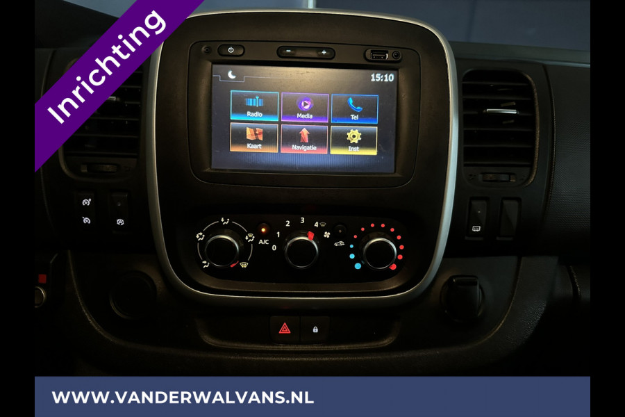 Renault Trafic 1.6 dCi L1H1 inrichting Euro6 Airco | Imperiaal | Trekhaak | Navigatie | Cruisecontrol | LED | Parkeersensoren Bijrijdersbank