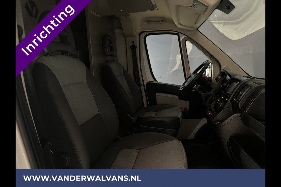 Fiat Ducato 3.0 NP 136 pk L4H2 Post NL inrichting Euro6 Airco | Camera | Navigatie | Sidebars | 270 Graden achterdeuren Schappen, Doorloopdeur