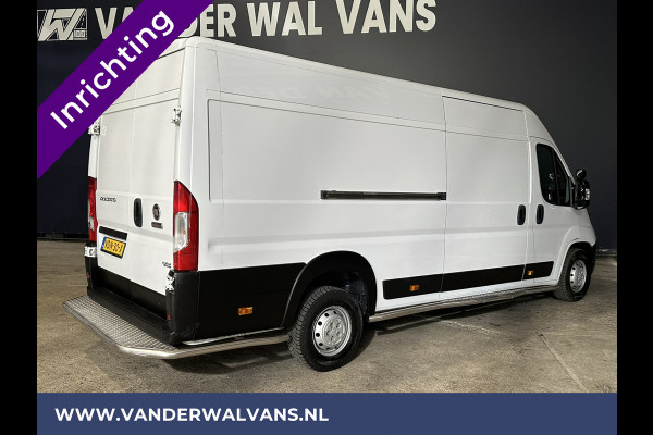 Fiat Ducato 3.0 NP 136 pk L4H2 Post NL inrichting Euro6 Airco | Camera | Navigatie | Sidebars | 270 Graden achterdeuren Schappen, Doorloopdeur