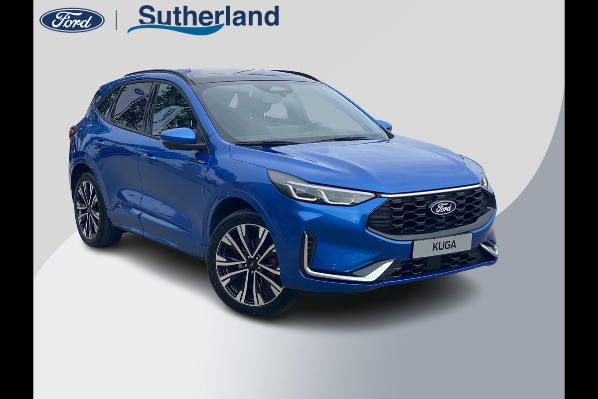 Ford Kuga 2.5 PHEV ST-Line X 243pk | Driver Assistance pack | Panoramadak | 20 inch Licht metaal | Winterpack | Technology Pack | 2.100kg Trekgewicht | Verlengde Fabrieksgarantie tot 09-2028 Ford Kuga 2.5 PHEV ST-Line X 243pk | Driver Assistance pack | Panoramadak | 20 inch Licht metaal | Winterpack | Technology Pack | 2.100kg Trekgewicht | Verlengde Fabrieksgarantie tot 09-2028