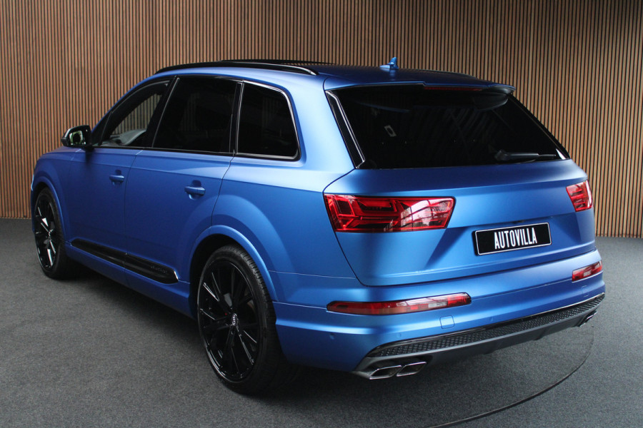 Audi Q7 4.0 TDI SQ7 quattro 7p Panodak HUD Leer 360 B&O ACC Navi PDC Standkachel Softclose Climate (4 zone) Alcantara hemel Lederen dashboard Luchtvering Climate Stoelverwarming v + a  PDC B&O Rising Tweeter LM velgen