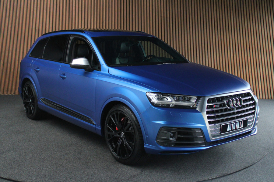Audi Q7 4.0 TDI SQ7 quattro 7p Panodak HUD Leer 360 B&O ACC Navi PDC Standkachel Softclose Climate (4 zone) Alcantara hemel Lederen dashboard Luchtvering Climate Stoelverwarming v + a  PDC B&O Rising Tweeter LM velgen