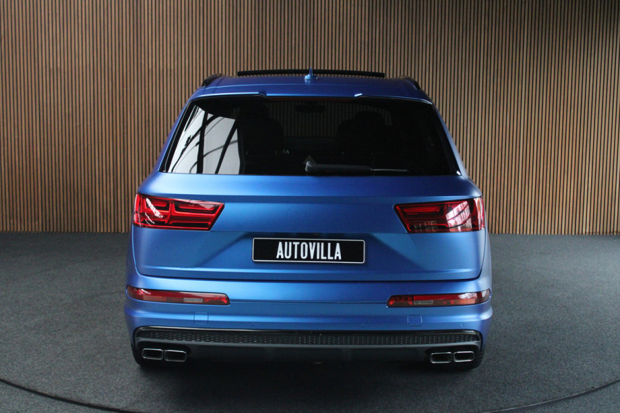Audi Q7 4.0 TDI SQ7 quattro 7p Panodak HUD Leer 360 B&O ACC Navi PDC Standkachel Softclose Climate (4 zone) Alcantara hemel Lederen dashboard Luchtvering Climate Stoelverwarming v + a  PDC B&O Rising Tweeter LM velgen