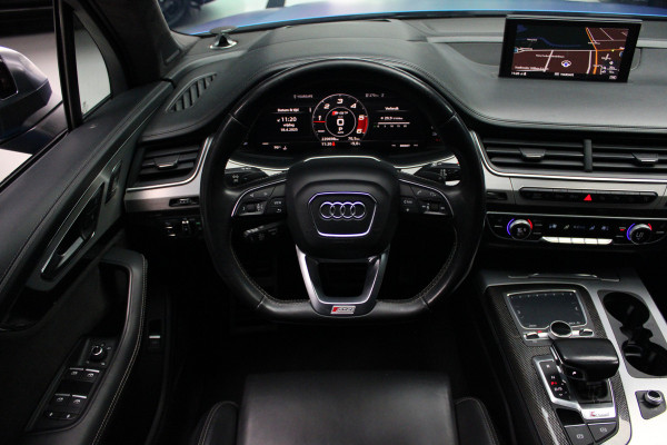 Audi Q7 4.0 TDI SQ7 quattro 7p Panodak HUD Leer 360 B&O ACC Navi PDC Standkachel Softclose Climate (4 zone) Alcantara hemel Lederen dashboard Luchtvering Climate Stoelverwarming v + a  PDC B&O Rising Tweeter LM velgen
