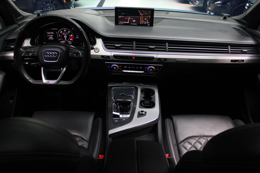 Audi Q7 4.0 TDI SQ7 quattro 7p Panodak HUD Leer 360 B&O ACC Navi PDC Standkachel Softclose Climate (4 zone) Alcantara hemel Lederen dashboard Luchtvering Climate Stoelverwarming v + a  PDC B&O Rising Tweeter LM velgen