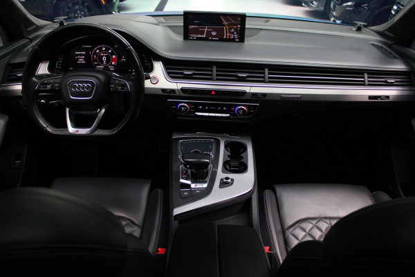 Audi Q7 4.0 TDI SQ7 quattro 7p Panodak HUD Leer 360 B&O ACC Navi PDC Standkachel Softclose Climate (4 zone) Alcantara hemel Lederen dashboard Luchtvering Climate Stoelverwarming v + a  PDC B&O Rising Tweeter LM velgen