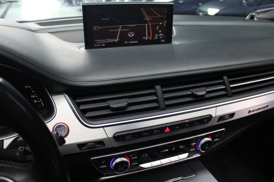 Audi Q7 4.0 TDI SQ7 quattro 7p Panodak HUD Leer 360 B&O ACC Navi PDC Standkachel Softclose Climate (4 zone) Alcantara hemel Lederen dashboard Luchtvering Climate Stoelverwarming v + a  PDC B&O Rising Tweeter LM velgen