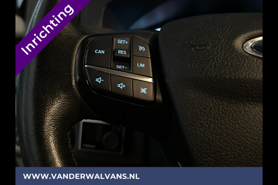 Ford Transit Custom 2.0 TDCI 131pk L1H1 Inrichting Euro6 Airco | Navigatie | Camera | LED | Cruisecontrol Stoelverwarming, Verwarmde voorruit, Parkeersensoren, Bijrijdersbank