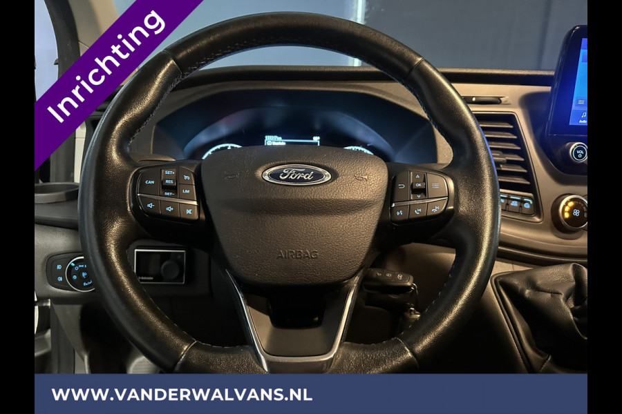 Ford Transit Custom 2.0 TDCI 131pk L1H1 Inrichting Euro6 Airco | Navigatie | Camera | LED | Cruisecontrol Stoelverwarming, Verwarmde voorruit, Parkeersensoren, Bijrijdersbank