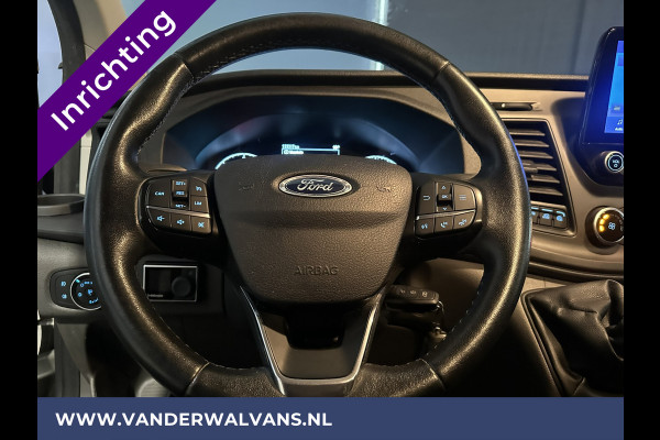 Ford Transit Custom 2.0 TDCI 131pk L1H1 Inrichting Euro6 Airco | Navigatie | Camera | LED | Cruisecontrol Stoelverwarming, Verwarmde voorruit, Parkeersensoren, Bijrijdersbank