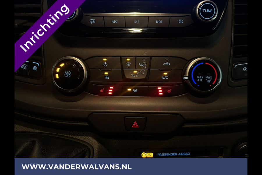 Ford Transit Custom 2.0 TDCI 131pk L1H1 Inrichting Euro6 Airco | Navigatie | Camera | LED | Cruisecontrol Stoelverwarming, Verwarmde voorruit, Parkeersensoren, Bijrijdersbank