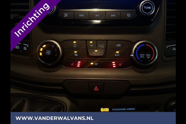 Ford Transit Custom 2.0 TDCI 131pk L1H1 Inrichting Euro6 Airco | Navigatie | Camera | LED | Cruisecontrol Stoelverwarming, Verwarmde voorruit, Parkeersensoren, Bijrijdersbank