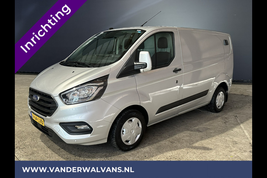 Ford Transit Custom 2.0 TDCI 131pk L1H1 Inrichting Euro6 Airco | Navigatie | Camera | LED | Cruisecontrol Stoelverwarming, Verwarmde voorruit, Parkeersensoren, Bijrijdersbank