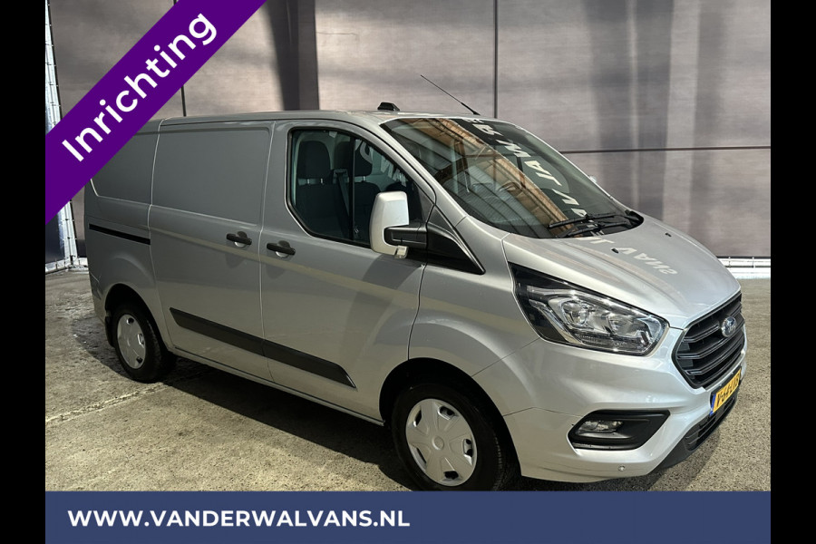 Ford Transit Custom 2.0 TDCI 131pk L1H1 Inrichting Euro6 Airco | Navigatie | Camera | LED | Cruisecontrol Stoelverwarming, Verwarmde voorruit, Parkeersensoren, Bijrijdersbank