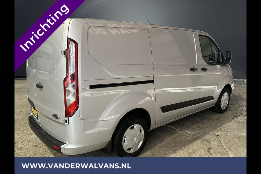 Ford Transit Custom 2.0 TDCI 131pk L1H1 Inrichting Euro6 Airco | Navigatie | Camera | LED | Cruisecontrol Stoelverwarming, Verwarmde voorruit, Parkeersensoren, Bijrijdersbank