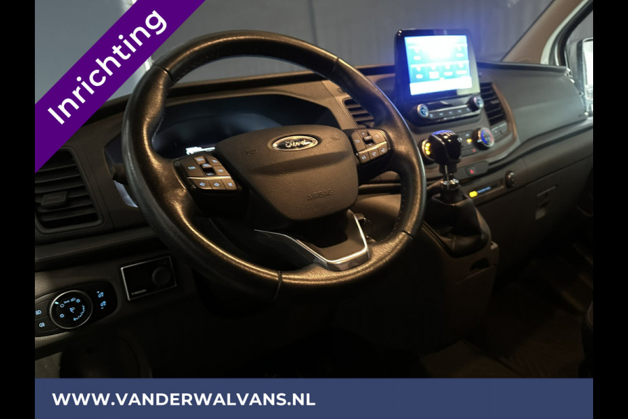 Ford Transit Custom 2.0 TDCI 131pk L1H1 Inrichting Euro6 Airco | Navigatie | Camera | LED | Cruisecontrol Stoelverwarming, Verwarmde voorruit, Parkeersensoren, Bijrijdersbank