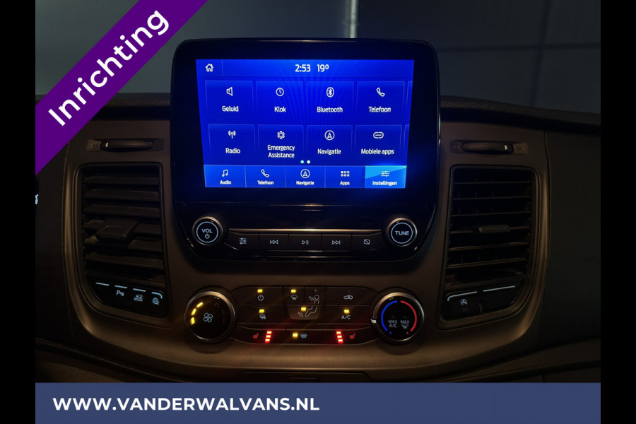 Ford Transit Custom 2.0 TDCI 131pk L1H1 Inrichting Euro6 Airco | Navigatie | Camera | LED | Cruisecontrol Stoelverwarming, Verwarmde voorruit, Parkeersensoren, Bijrijdersbank